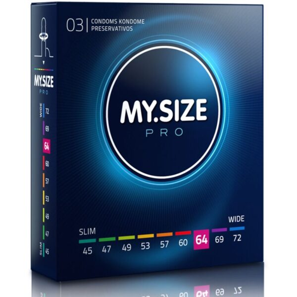 MY SIZE - PRO PRESERVATIFS 64 MM 3 UNITES
