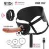 FETISH SUBMISSIVE CYBER STRAP - HARNAIS TÉLÉCOMMANDE ET BULLET VIBRANT TECHNOLOGIE WATCME M