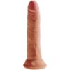 KING COCK - PLUS GODE 3D TRIPLE DENSITÉ 18 CM
