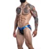 CUT4MEN - JOCKSTRAP DESIRE CUIRETTE BLEU XL