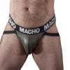 MACHO - MX27GR JOCK GRIS CUIR BEIGE S