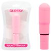 GLOSSY - VIBRATEUR DE POCHE ROSE