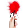 SECRETPLAY - DUSTER DE MARABOU ROUGE
