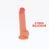 CYBER SILICOCK - JUDE SILICONE LIQUIDE SOUPLE ULTRA RÉALISTE 18 CM -O- 3.2 CM