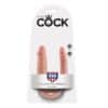 KING COCK - GODE DOUBLE PÉNÉTRATION 12.7 CM NATUREL