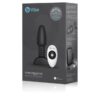 B-VIBE - RIMMING TÉLÉCOMMANDE PLUG ANAL PETITE NOIR
