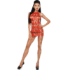 ME-SEDUCE - GWEN ROBE DOS NU ROUGE L/XL