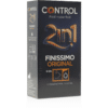 CONTROL - PRÉSERVATIFS DUO FINISIMO + GEL LUBRIFIANT 6 UNITÉS