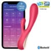 SATISFYER - MONO FLEX ROUGE AVEC APPLICATION