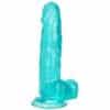 CALEXOTICS - GODE TAILLE REINE BLEU 15.3 CM