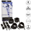 CALEXOTICS - NOCTURNAL CEINTURE DE LIT RÉGLABLE EN CUIR NOIR