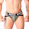 MACHO - MX27GR JOCK GRIS CUIR BEIGE S