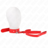 KINK - COLLIER AVEC CEINTURE 116 CM BRACELET ROJO AJUSTABLE 32-50 CM X 8 CM